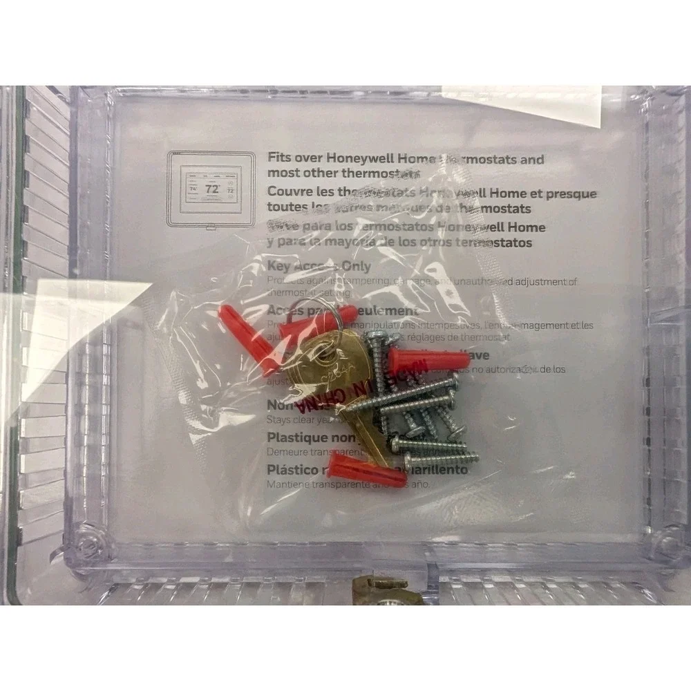 Honeywell Home CG‎ 511A Thermostat Locking Clear Cover with Keys NEW in Box